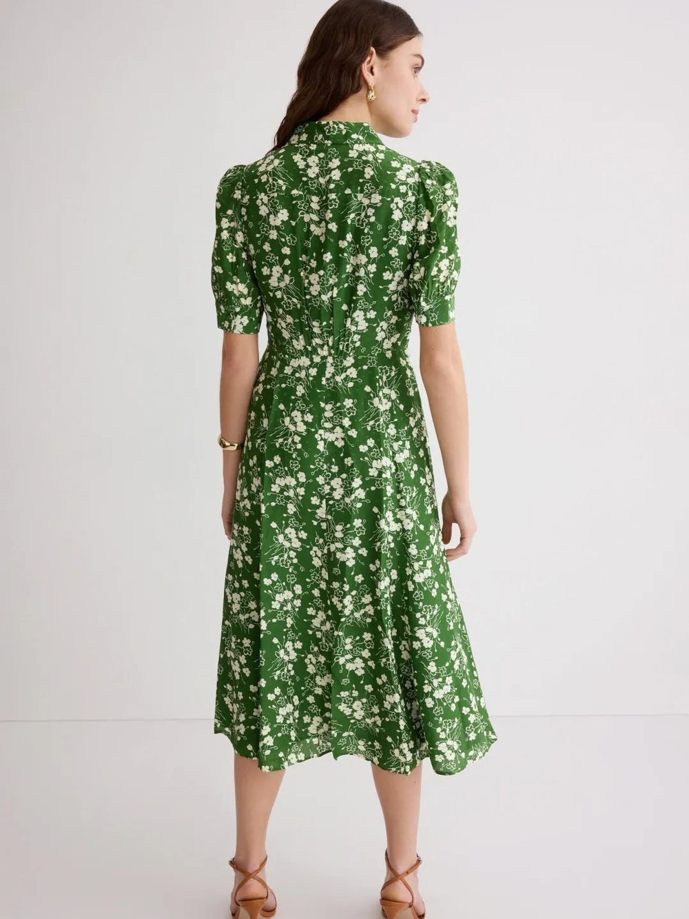 L.K. BENNETT SILK SOPHIE WILDFLOWER DRESS SIZE 10 MSRP $675 - Picture 2 of 14